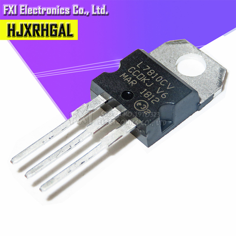 10PCS L7810CV TO220 L7810 TO-220 7810 LM7810 MC7810 voltage regulator IC stabilivolt voltage-regulator tube New original ► Photo 1/2