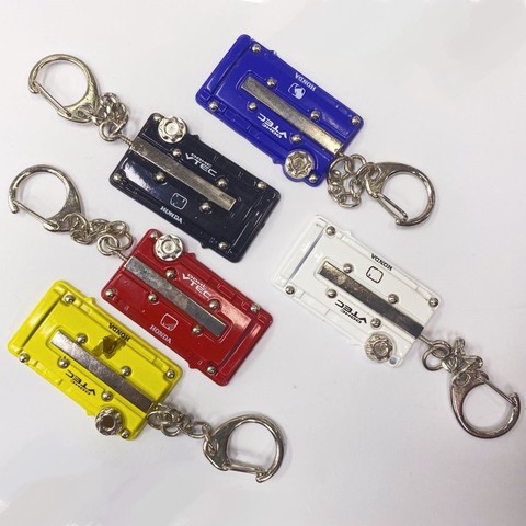 For Honda car keychain metal keyring turbocharged engine cover wheel keychain racing keychain  rim keyring ► Photo 1/6