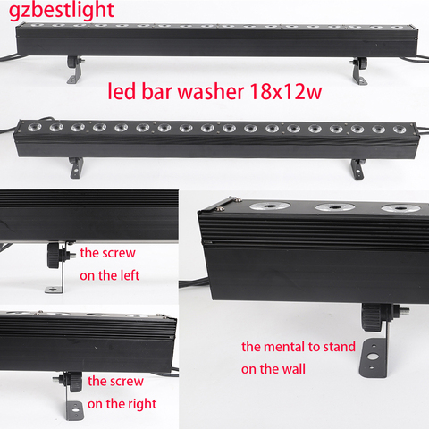 Led Pixel led bar washer 18x12w rgbw 4in1 led wasll washer light led bar wash light for stage wash ► Photo 1/6