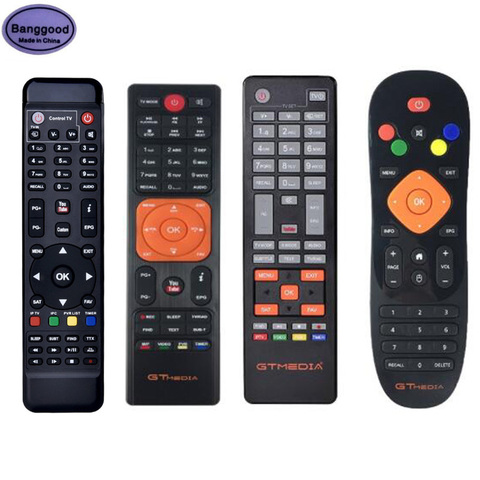 1pcs Remote Control For GTmedia V7s V7 Plus V7 S2X FreeSat V8 Super V8 Golden V8 Nova V8X UHD V9 Pro GTC DVB-S2/T2/C HD TV Box ► Photo 1/1