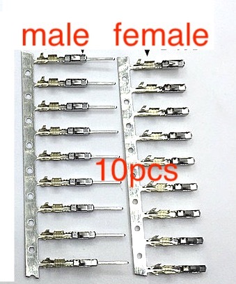 10pcs for Audi BMW Mercedes-Benz Volkswagen General ECU Small instrument plug terminal pin male female car connector cluster ► Photo 1/6