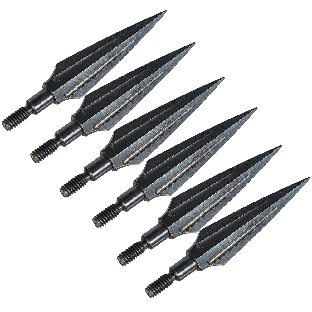Stainless Steel Arrow Point Tip For ID 6.2 Arrow Shaft Broadhead Arrow Head 