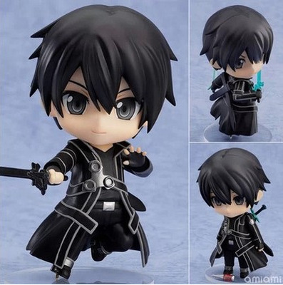 Anime Sword Art Online Kirito 295# PVC Action Figure Model Toys 10cm ► Photo 1/6