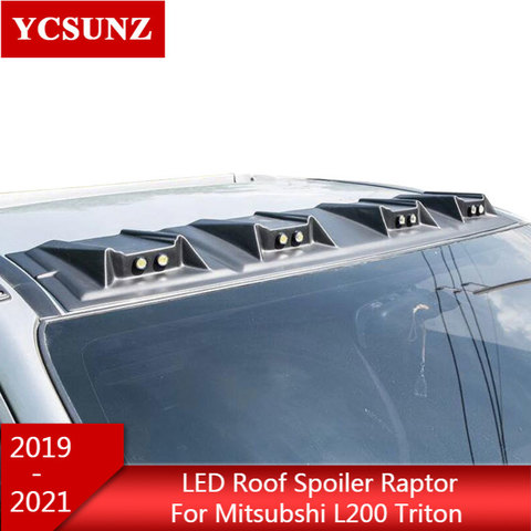 ABS led lights roof spoiler raptor For Mitsubishi l200 triton L200 2022 accessories ycsunz ► Photo 1/1