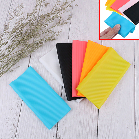 Silicone Power Bank Protector Case Cover For Xiaomi Power Bank 2 Generation 10000 mAh Dual USB Port Skin Shell Sleeve ► Photo 1/6