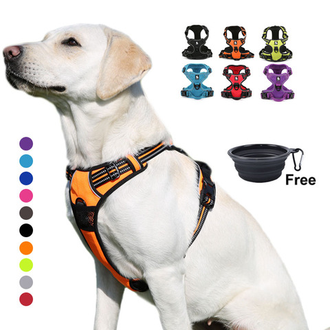 Truelove Dog Harness Small Large Durable Reflective Pet Harness Dog Running Safety Lift Pulling Walking Harness For Dog Travel ► Photo 1/6