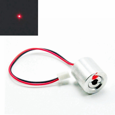 Mini 650nm 660nm 100mW 2.5V Red Dot Laser Diode Module w/ Cable 18x18mm ► Photo 1/6