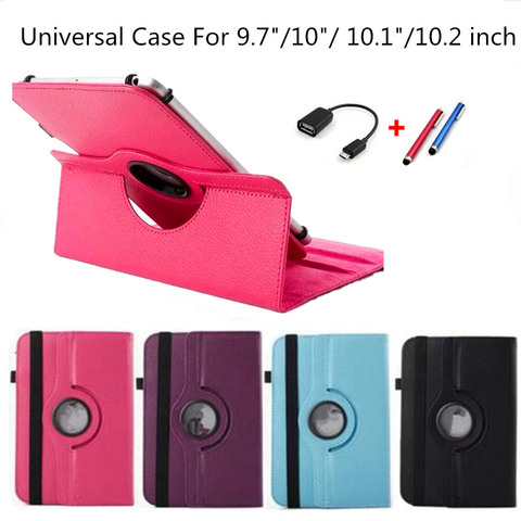 360 Rotating Universal PU Leather Case For 9.7