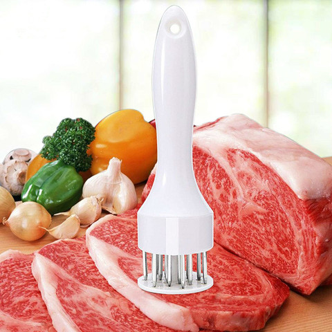 Meat Tenderizer Needle Tool Profession Kitchen Gadgets Jacquard Meat Hammer Mallet Tenderizing Accessories Sharp Blade for Steak ► Photo 1/6