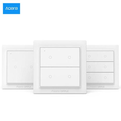2022New Aqara Opple Wireless Smart Switch No Wiring Required Work With Smart Home App Apple HomeKit Wall Switch Global Version ► Photo 1/6