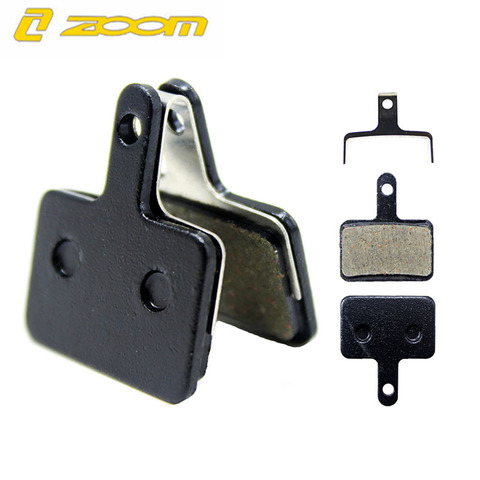 ZOOM Bicycle Disc Brake Pad Bike Hydraulic Disc Brake Pads Semi-Metallic Cycling Brake Pads for M355 M375 M395 M446 M447 M575 ► Photo 1/6