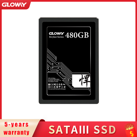 Gloway High quality 5 years warranty SSD 240GB 480GB 2TB SATAIII SSD SATA3  Solid state drive HD with Factory price ► Photo 1/6
