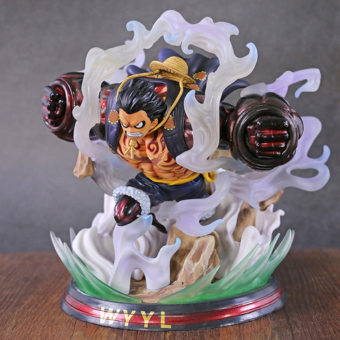 Buy Online One Piece Monkey D Luffy Gear Fourth Bound Man Gk Statue Pvc Figure Collectible Model Toy Brinquedos Figurals Alitools