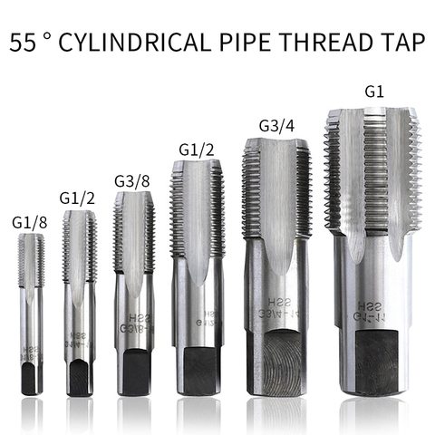 HSS Taper Pipe Tap Metal Screw Thread 1/8