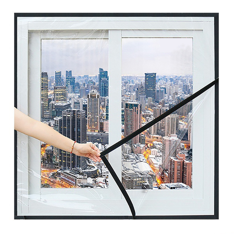 Warm Window Film Decorative Window Film Custom Windproof Window Stickers Energy-saving Window Film Insulation Shrink Curtain ► Photo 1/6