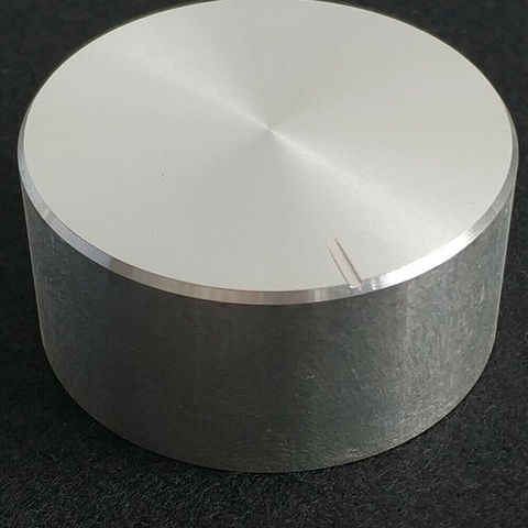 GHH Silver 48X22mm Aluminum Potentiometer Knob for 6 mm Knurled Shaft Control Cap Easy To Replace Use MI0450 ► Photo 1/1