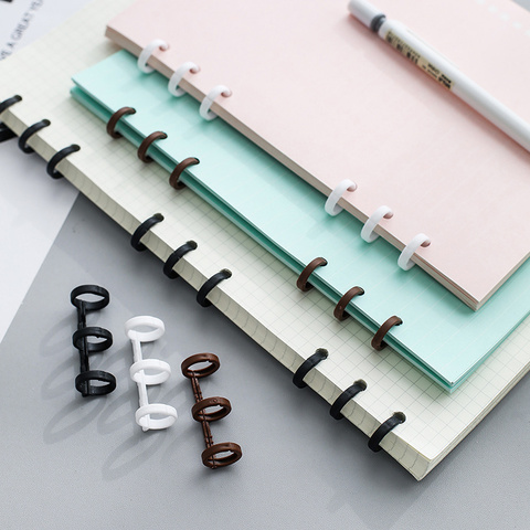 2/3Pcs Metal Book Binders Loose Leaf 3 Ring Calendar Circle Binder For Scrapbooking Album Hinged Rings School Binding Paper Clip ► Photo 1/6