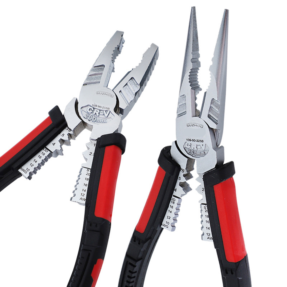 Multifunction 7In1 Handle Tool Cable Wire Stripper Stripping Cutting Pliers SALE