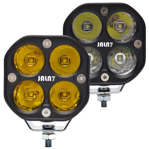 JALN7 1Pc 3 Inch Mini 40W Fog Lamp Driving Led Work Light Bar 12v 24v Yellow White Car Accessories Off Road Lada Niva Foco 4x4 ► Photo 1/6