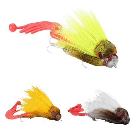 Mouse Rat Shape Bait Freshwater Saltwater Fly Fishing Lure with Double Hooks Fishing Tool Accessories ► Photo 1/6