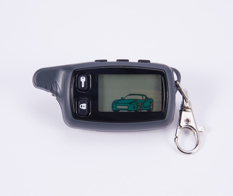 NFLH  TW 9010 LCD Remote Control Keychain for Russian Version Tomahawk TW9010 Two Way Machine Alarm Tomahawk ► Photo 1/5