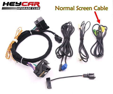 For Golf 7 MK7 Passat B8 Tiguan MQB CAR MIB STD2 ZR NAV Discover Pro Radio Adapter Cable Wire harness ► Photo 1/2