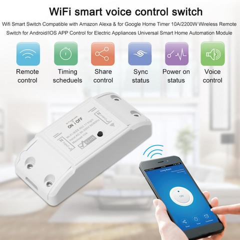 Wifi Smart Light Switch Universal Breaker  Smart Home Remote Control  Switch - Wifi - Aliexpress