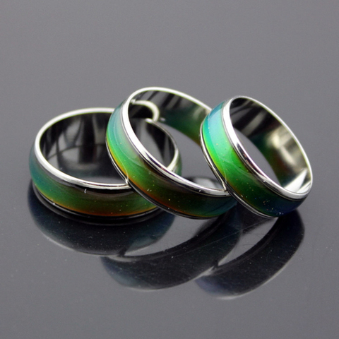 1pc 2022 New Arrival Men Women Ring Changing Color Mood Rings Feeling / Emotion Temperature Smart Ring Party Jewelry ► Photo 1/6