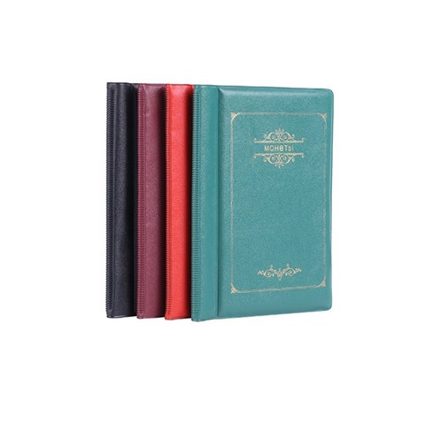 1Pc New Russian Coin Album & Folders 120 Pockets Coin Collection Book Coin Holder Mini Hand Size Album Book Coin Money Organizer ► Photo 1/6