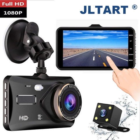 jltart Dash cam Dual Lens car DVR HD 1080P4