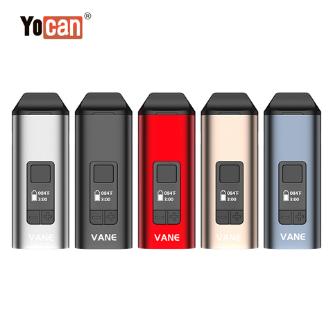 Original Yocan Vane Kit Dry Herb Vaporizer 1100mAh battery Type-C port 510 Thread Electronic Cigarette Mod Vape OLED display ► Photo 1/6