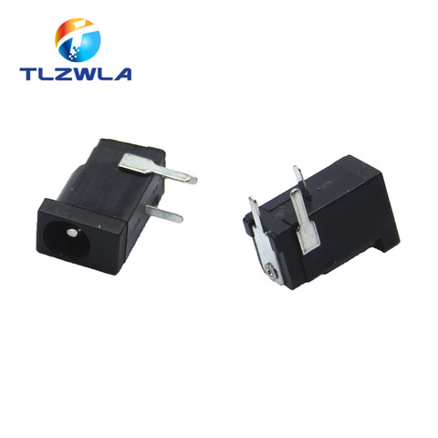 10Pcs Hot Sales High Quality DC-002 0.3A 50V Black DC Power Jack Socket Connector DC002 3.5*1.3mm 1.3 socket ► Photo 1/3