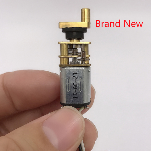 Micro Mini N20 Full Metal Gear Motor With Swing Arm Shaft  For Fingerprint Lock ，DC 3V-6V 5V 50RPM ► Photo 1/4