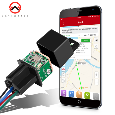 Mini GPS Tracker Car Tracker Micodus MV720 Hidden Design Cut Off Fuel GPS Car Locator 9-90V 80mAh Shock Overspeed Alert Free APP ► Photo 1/6