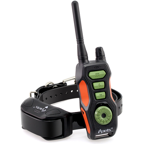 Ipets 618-1 Hot sale 800m remote training collar rechargeable and waterproof E-collar for dogs ► Photo 1/6