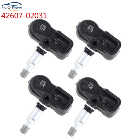 4 Pcs/Lot 42607-02031 4260702031 TPMS Sensor 433MHZ For TOYOTA Avensis Auris RAV4 Yaris Verso 42607-02030 PMV-C210 ► Photo 1/6