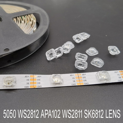 Lens For 5050 LED WS2812 APA102 WS2811 SK6812 30 60 90 120 Degree Angle Lens ► Photo 1/4