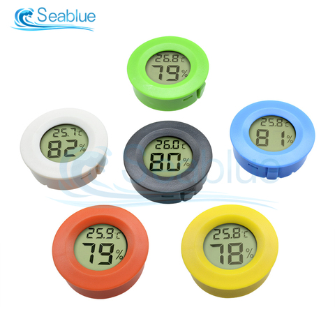 Mini LCD Digital Thermometer Hygrometer Fridge Freezer Tester Temperature Humidity Meter Detector Thermograph Pet Auto Car ► Photo 1/6