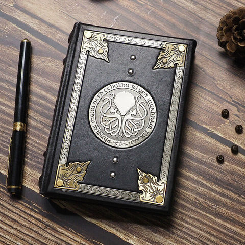 Cosmile Cthulhu Mythos Necronomicon Libris Mortis Diary Book Mark Notebook Hand-Made Gift Cosplay Limited Gift ► Photo 1/6