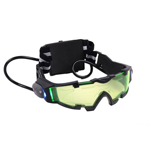 Night Vision Goggles Green Tinted Lens LED Lights for Outdoor Game Prop Gift H9 ► Photo 1/4