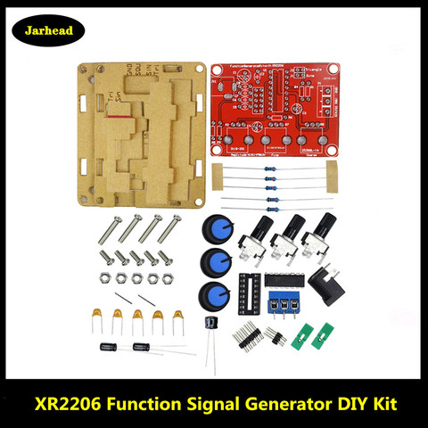 Function Signal Generator DIY Kit Sine/Triangle/Square Output 1Hz-1MHz Signal Generator Adjustable Frequency Amplitude XR2206 ► Photo 1/6