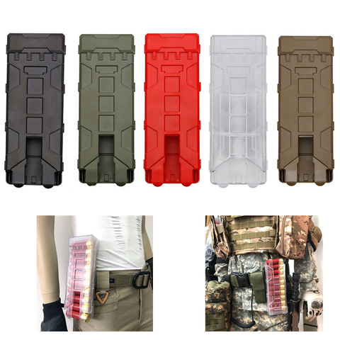 Military 10 Rounds 12 Gauge Ammo Shells Cartridge Holder Tactical Shotgun Molle Magazine Pouch Airsoft Gear ► Photo 1/6