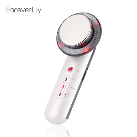 Face Lifting 3 in 1  EMS Infrared Ultrasonic Body Massager Device Ultrasound Slimming Fat Burner Cavitation Face Beauty Machine ► Photo 1/6
