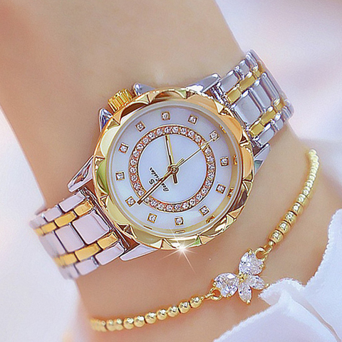 Diamond Women Watch Luxury Brand 2022 Rhinestone Elegant Ladies Watches Rose Gold Clock Wrist Watches For Women relogio feminino ► Photo 1/6