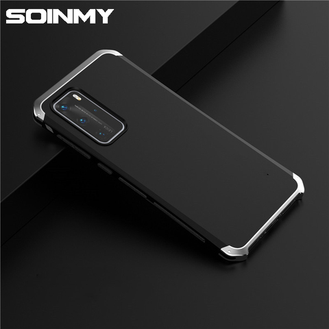 Metal case For Huawei P40 Honor 9X 30 V30 Pro Case Aluminum Shockproof Armor hard fundas PC  for Huawei Honor 30S V20 V30 Coques ► Photo 1/6