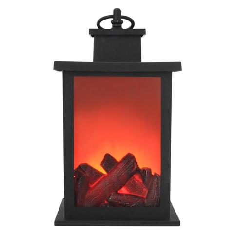 LED Flame Lantern Lamps Simulated Fireplace Flame Effect Light AA Battery Courtyard Room Decor ► Photo 1/6