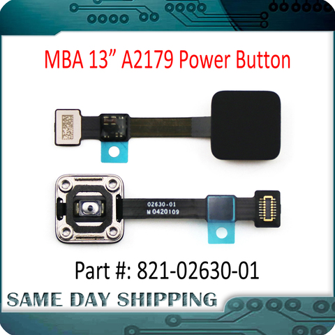 Laptop A2179 Touch ID Power ON/OFF Button 821-02630-01 661-15412 for Macbook Air 13