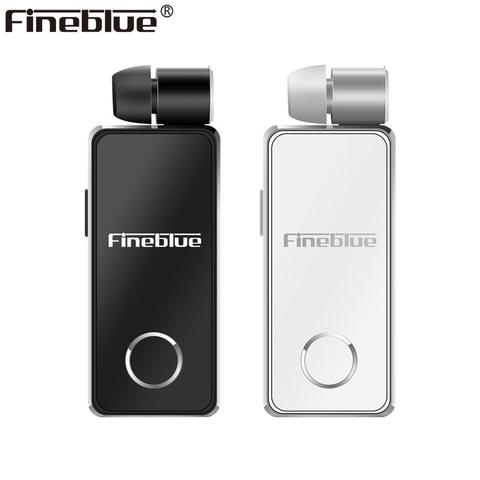 FineBlue F2 bluetooth 5.0 aluminum alloy call vibration Wireless Headset In-Ear High Tensile Collar Clip Portable Vibrating NEW ► Photo 1/6