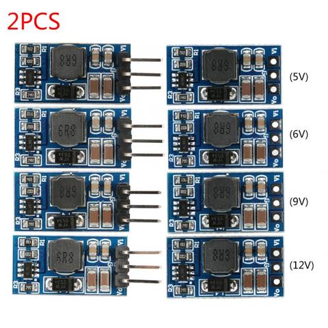 2Pcs DC-DC Step-up Module Boost Converter for LED Motor 7W 2.6-5.5 to 5V/6V/9V/12V ND0412SA ► Photo 1/6