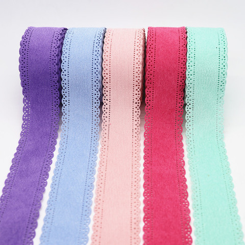 10 Yards 38MM Hollow Lace Corduroy Ribbon For Hair Bows DIY Crafts Handmade Accessories M20032002 ► Photo 1/6